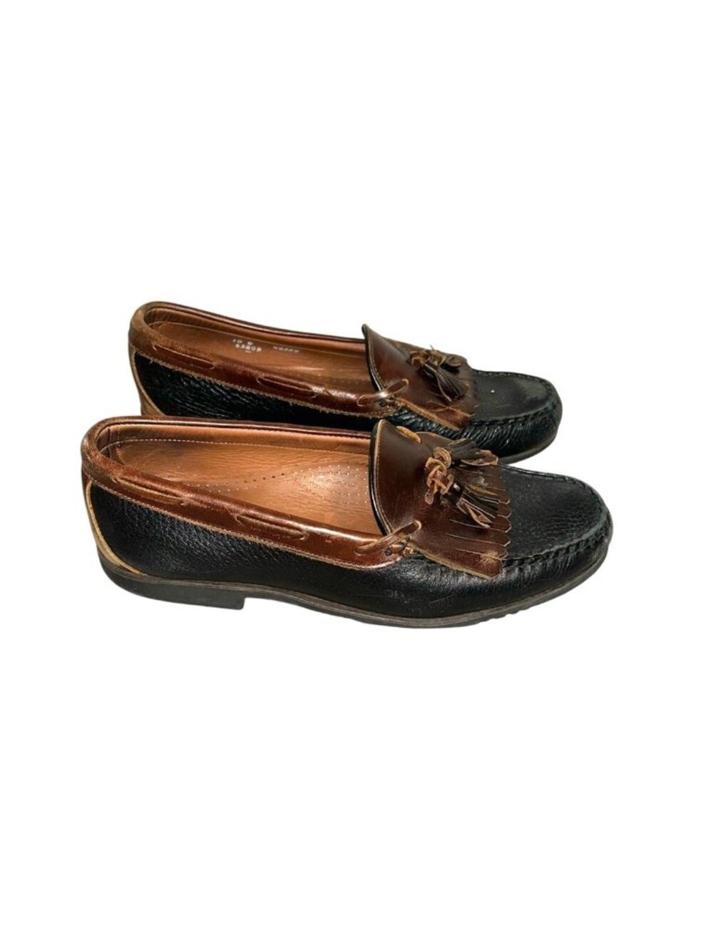 Allen Edmonds Nashua Brown Leather Tassel Loafer Kiltie Shoes Men’s Size 10 D
